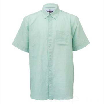 Wholesale Mens Short Sleeve Plus Size Casual Shirts